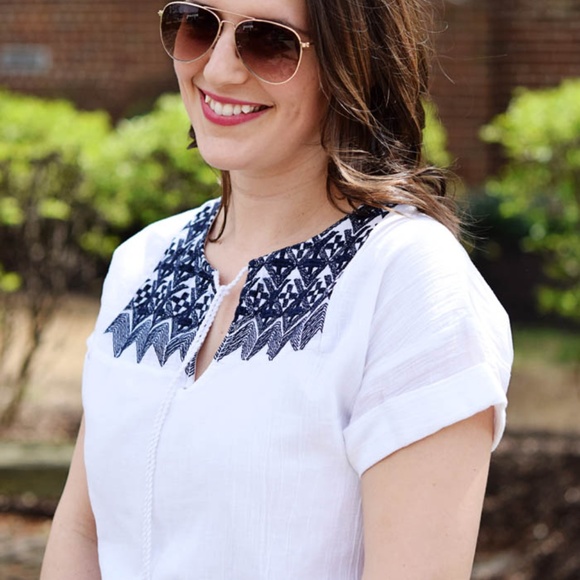 Women's Old Navy white embroidered dress Size XXL - Picture 6 of 6